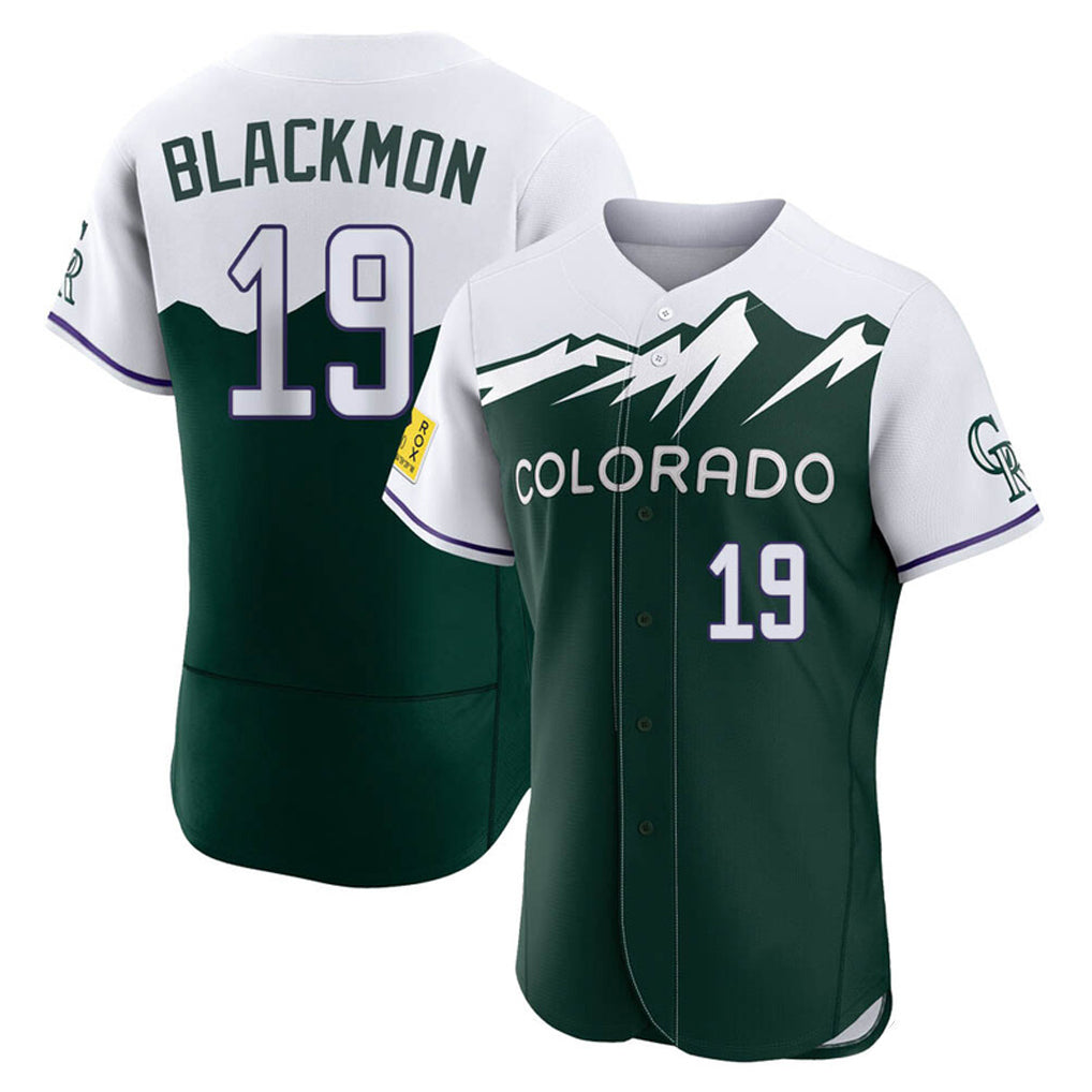 Friene  C.Rockies #19 Charlie Blackmon Player Green City Connect Limited Elite Home Stitched Jerseys