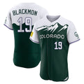 Friene  C.Rockies #19 Charlie Blackmon Player Green City Connect Limited Elite Home Stitched Jerseys
