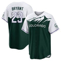 Friene  C.Rockies #23 Kris Bryant Player Gray Limited Home Stitched Jerseys