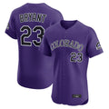 Friene  C.Rockies #23 Kris Bryant Player Purple Limited Elite Home Stitched Jerseys
