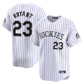 Friene  C.Rockies #23 Kris Bryant Player White Limited Home Stitched Jerseys