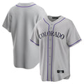 Friene  C.Rockies ## Rockies Blank Player Gray Game Home Stitched Jerseys