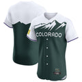 Friene  C.Rockies ## Rockies Blank Player Green City Connect Limited Elite Home Stitched Jerseys