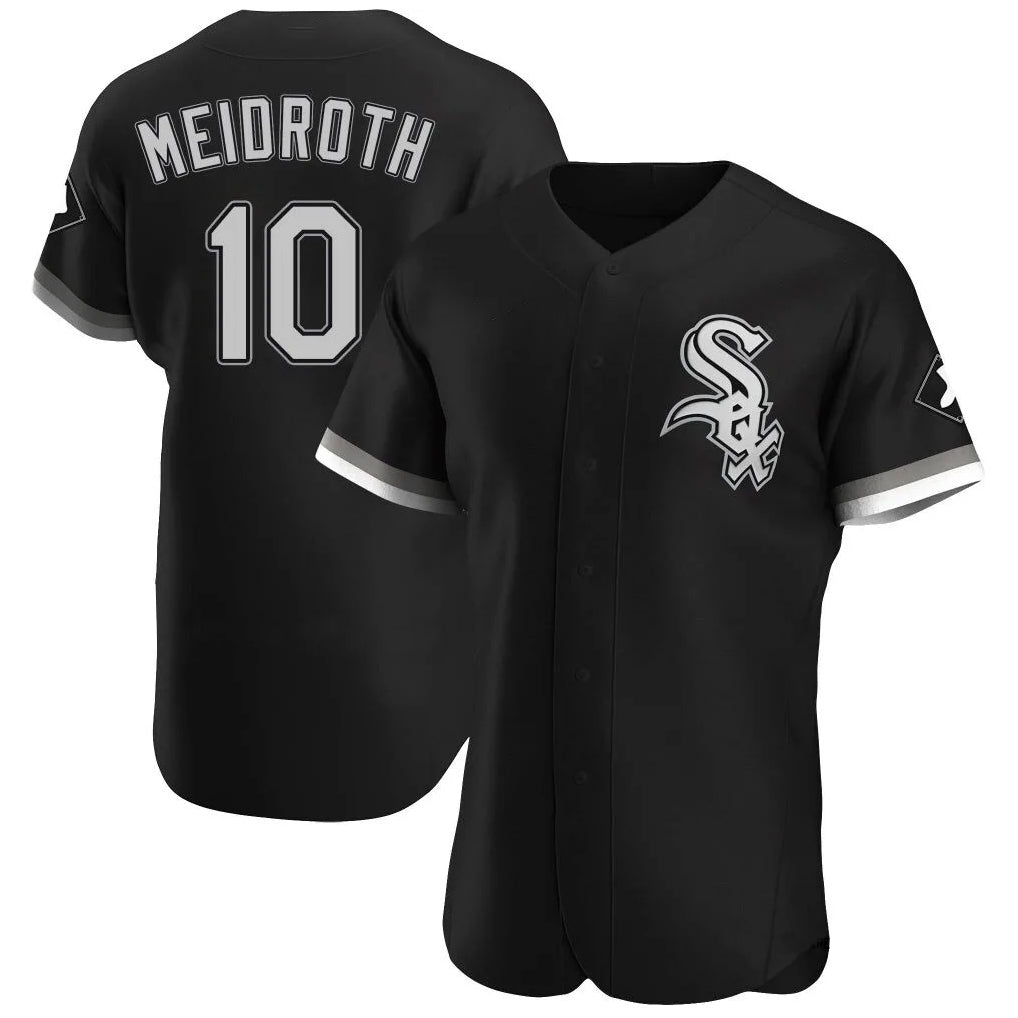 My Store C.White Sox #10 Chase Meidroth Player Black Limited Elite Home Stitched Jerseys