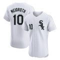 My Store C.White Sox #10 Chase Meidroth Player White Stripe Limited Elite Home Stitched Jerseys