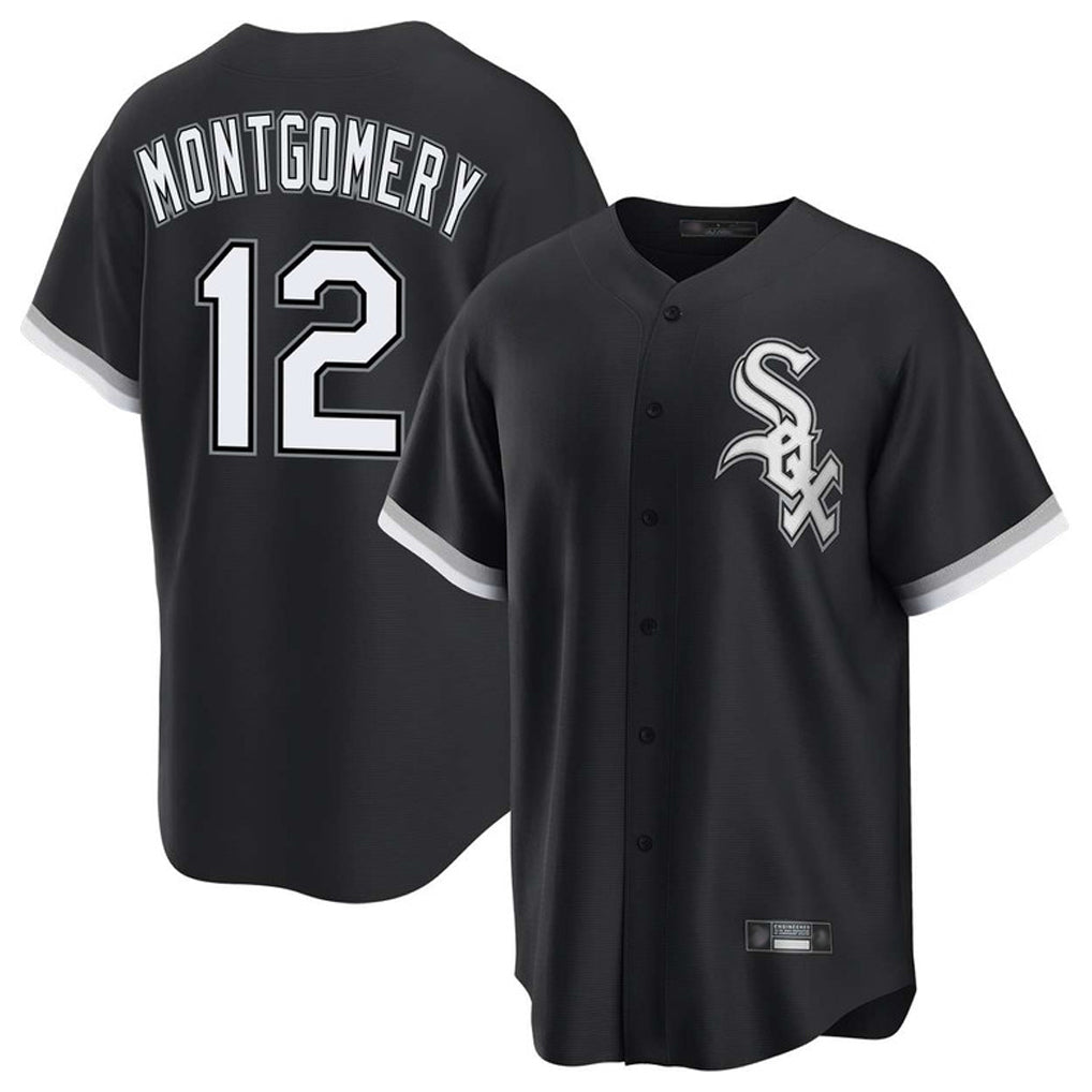 My Store C.White Sox #12 Colson Montgomery Player Black Home Game Stitched Jerseys