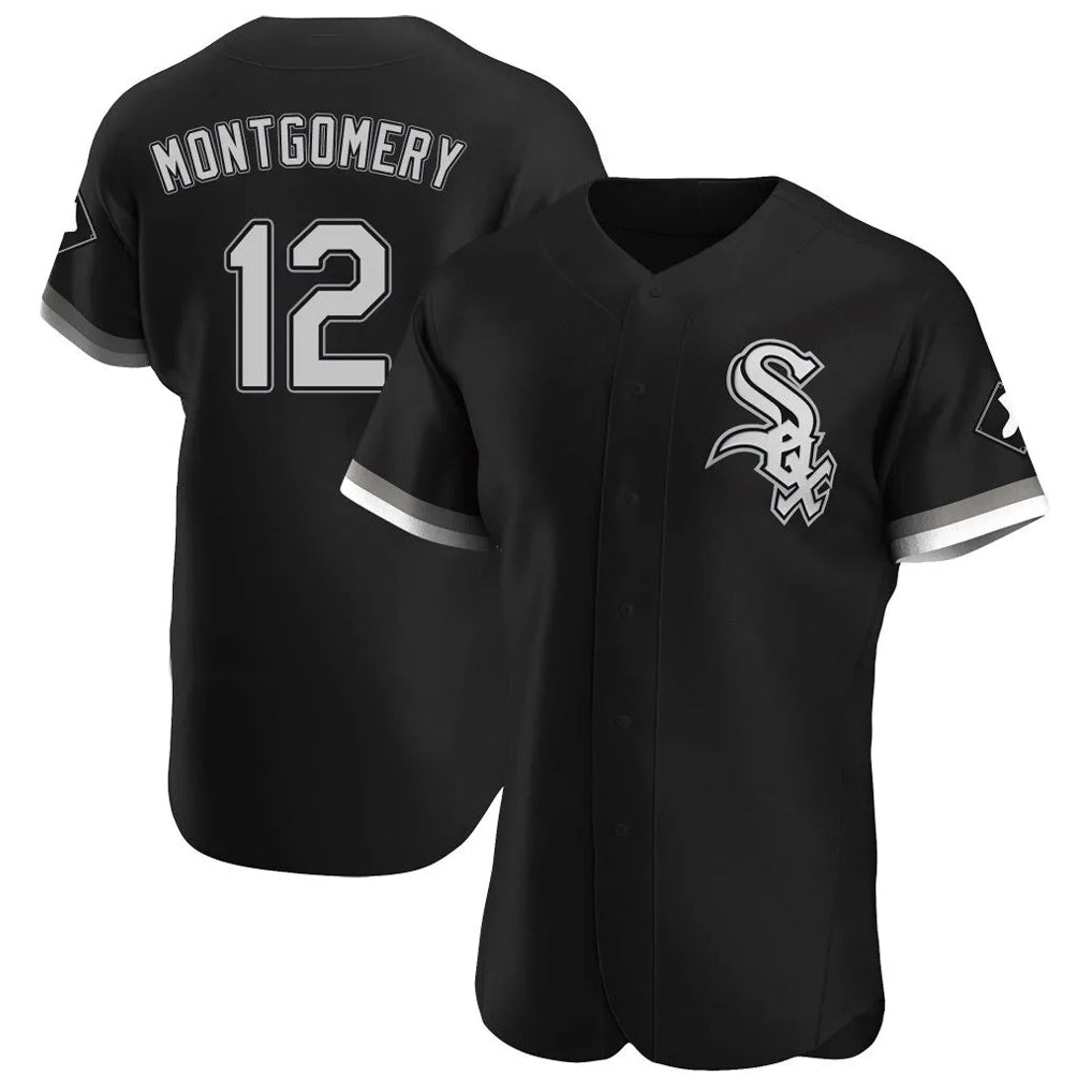 My Store C.White Sox #12 Colson Montgomery Player Black Limited Elite Home Stitched Jerseys