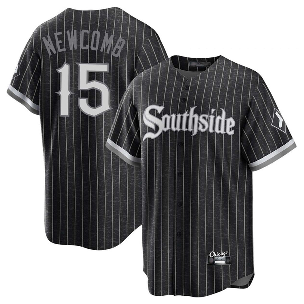 My Store C.White Sox #15 Sean Newcomb Player Black City Connect Home Game Stitched Jerseys
