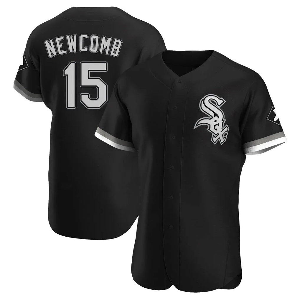 My Store C.White Sox #15 Sean Newcomb Player Black Limited Elite Home Stitched Jerseys