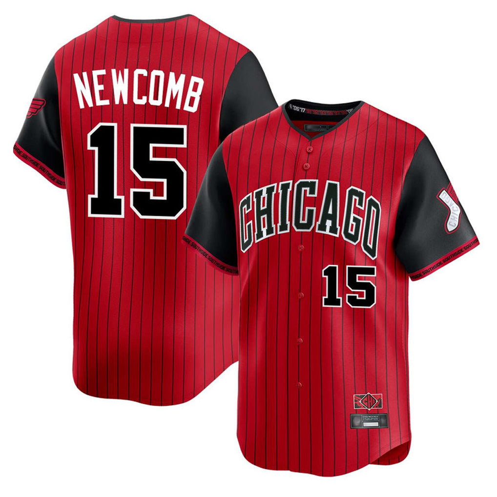 My Store C.White Sox #15 Sean Newcomb Player Red City Connect Limited Home Stitched Jerseys