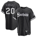 My Store C.White Sox #20 Miguel Vargas Player Black City Connect Home Game Stitched Jerseys