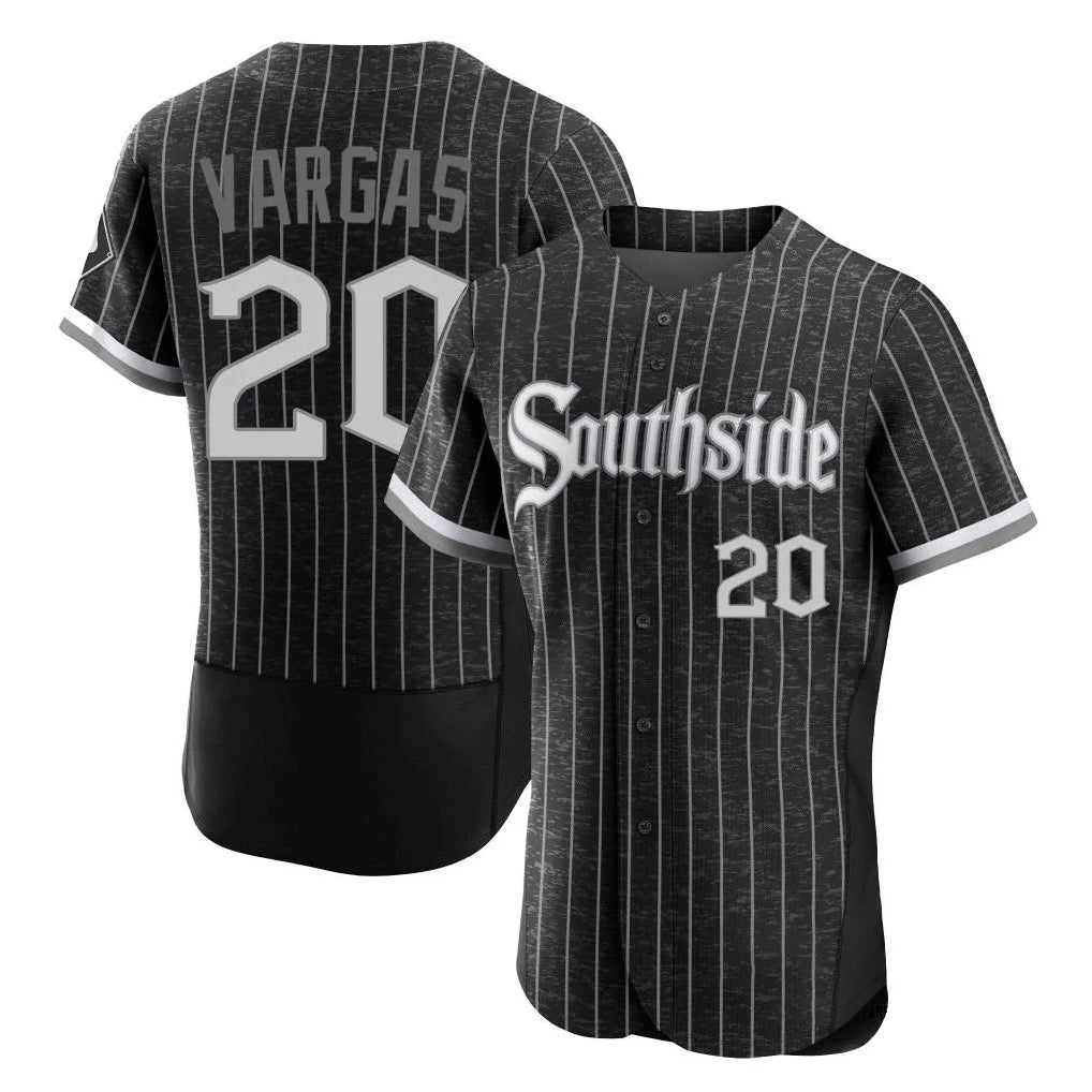 My Store C.White Sox #20 Miguel Vargas Player Black City Connect Limited Elite Home Stitched Jerseys