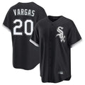 My Store C.White Sox #20 Miguel Vargas Player Black Home Game Stitched Jerseys