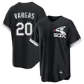 My Store C.White Sox #20 Miguel Vargas Player Black Spring Training Game Stitched Jerseys
