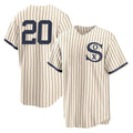 My Store C.White Sox #20 Miguel Vargas Player Cream Field of Dreams Home Game Stitched Jerseys