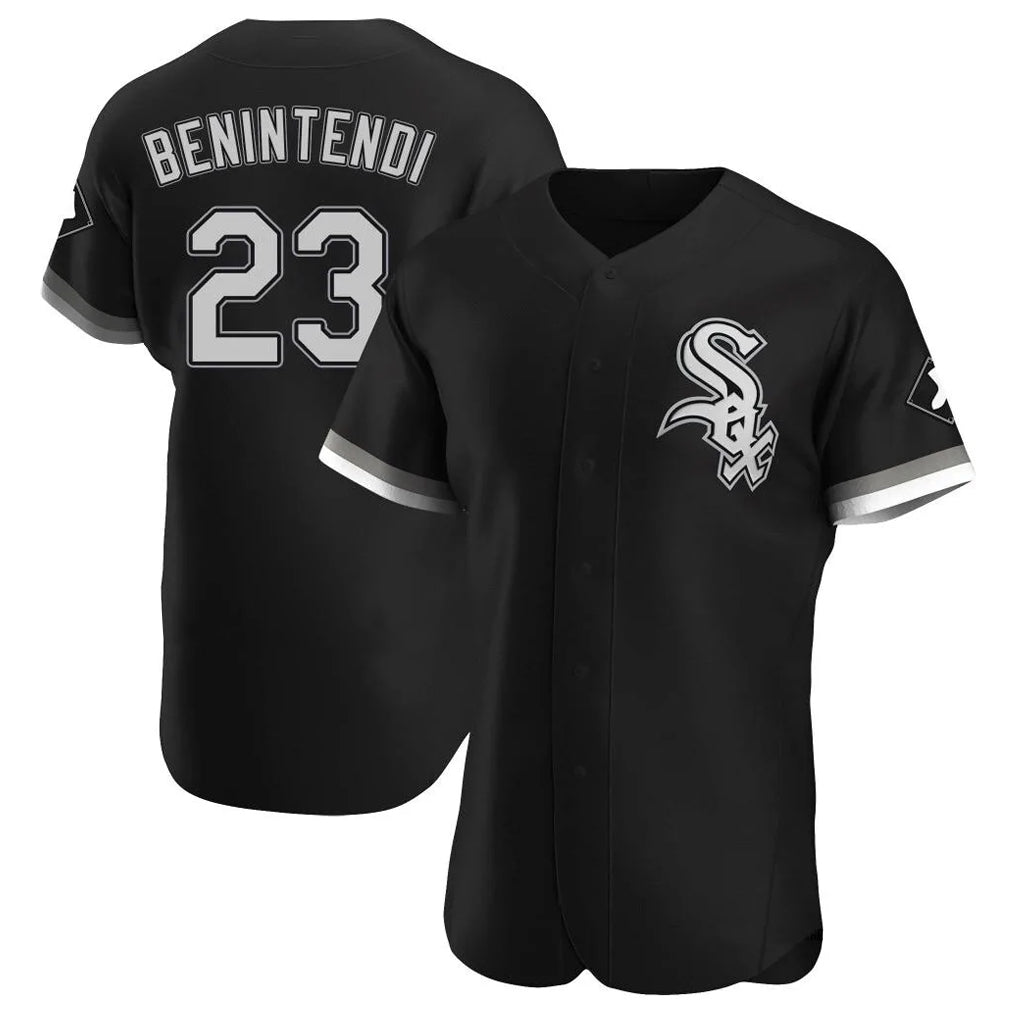 My Store C.White Sox #23 Andrew Benintendi Player Black Limited Home Stitched Jerseys