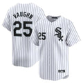 My Store C.White Sox #25 Andrew Vaughn Player White Stripe Limited Home Stitched Jerseys
