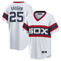 My Store C.White Sox #25 Andrew Vaughn Player White T-shirt Home Game Stitched Jerseys