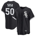 My Store C.White Sox #50 Lenyn Sosa Player Black Home Game Stitched Jerseys