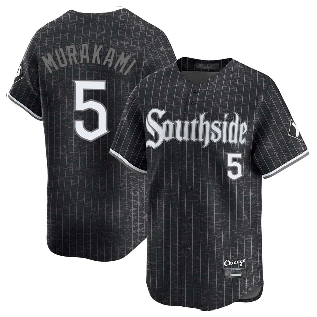 My Store C.White Sox #5 Munetaka Murakami Player Black City Connect Limited Home Stitched Jerseys