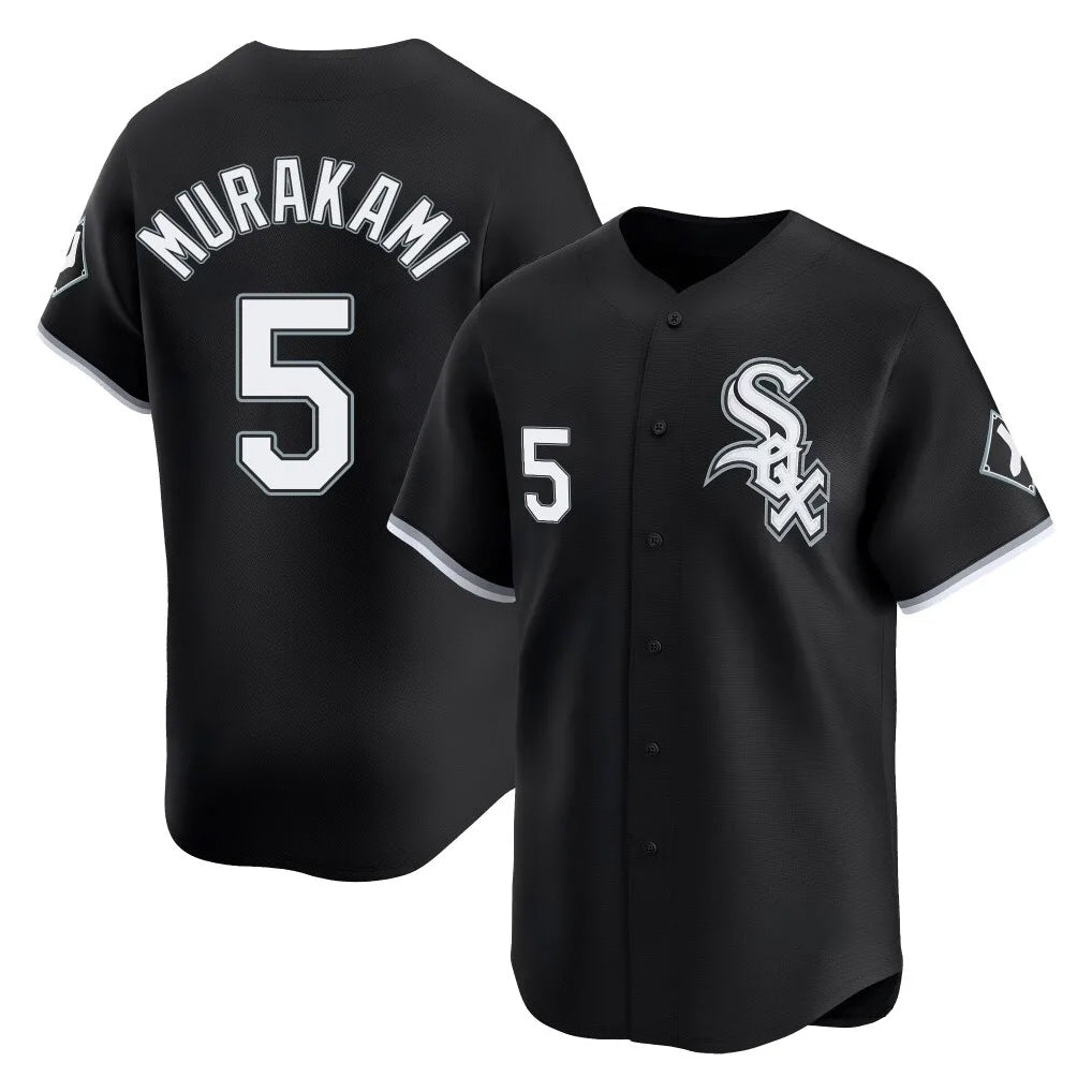 My Store C.White Sox #5 Munetaka Murakami Player Black Limited Home Stitched Jerseys