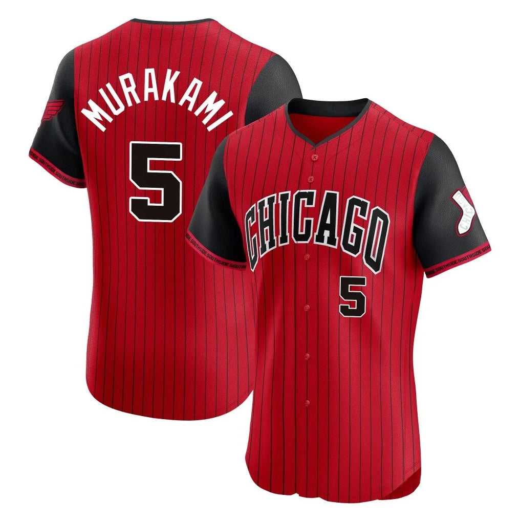 My Store C.White Sox #5 Munetaka Murakami Player Red City Connect Limited Elite Home Stitched Jerseys