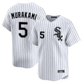 My Store C.White Sox #5 Munetaka Murakami Player White Stripe Limited Home Stitched Jerseys