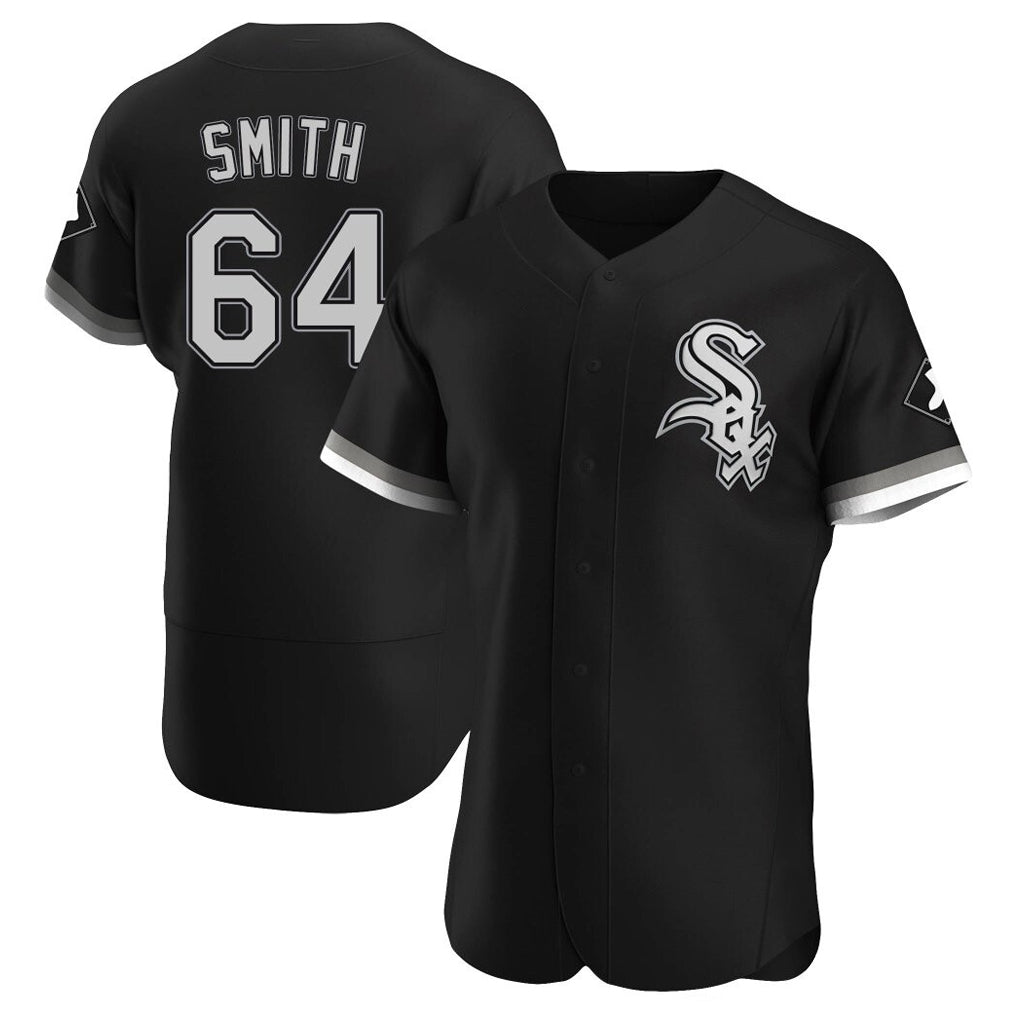 My Store C.White Sox #64 Shane Smith Player Black Limited Elite Home Stitched Jerseys