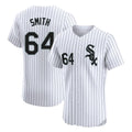 My Store C.White Sox #64 Shane Smith Player White Stripe Limited Elite Home Stitched Jerseys