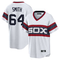 My Store C.White Sox #64 Shane Smith Player White T-shirt Home Game Stitched Jerseys