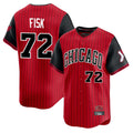My Store C.White Sox #72 Carlton Fisk Player Red City Connect Limited Home Stitched Jerseys