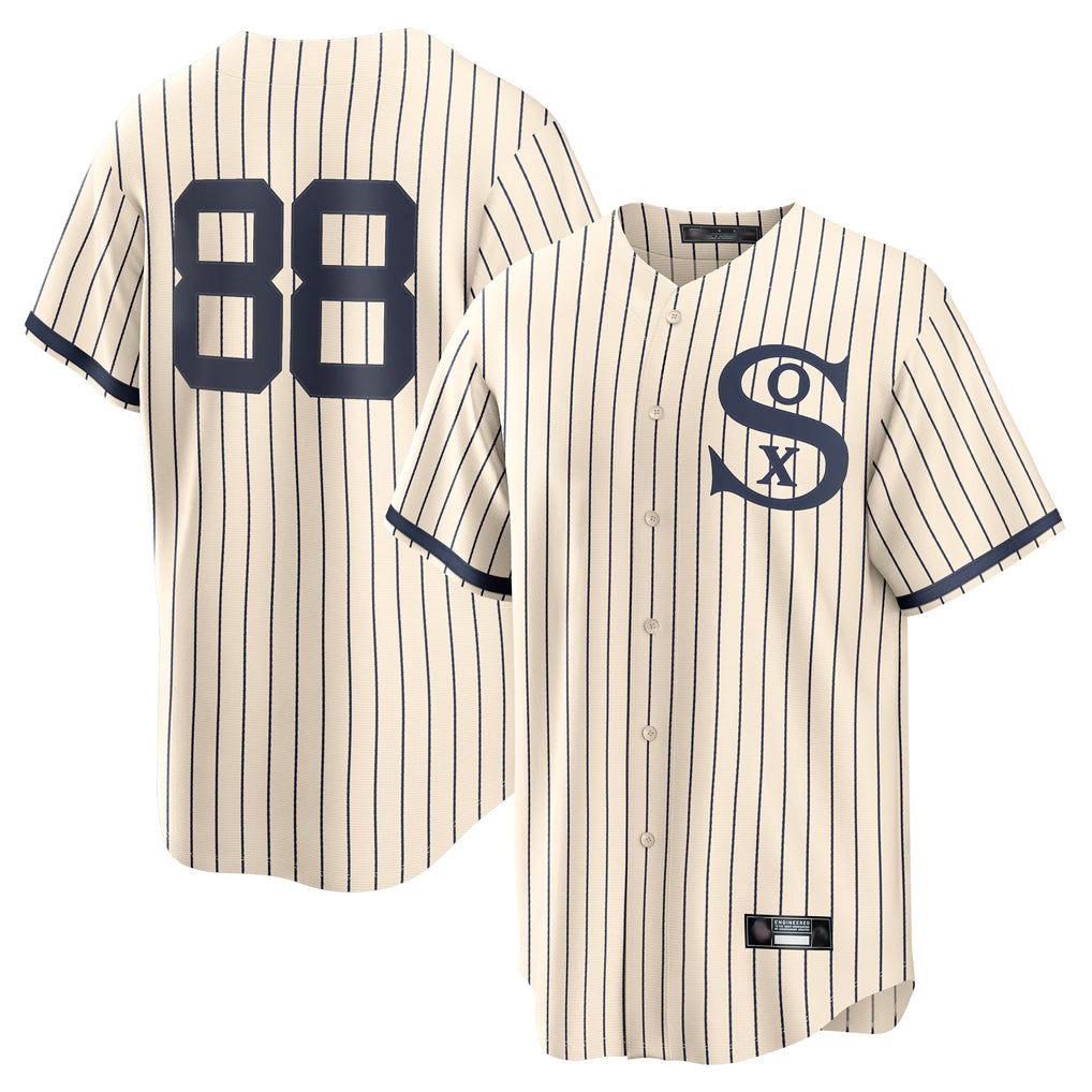 My Store C.White Sox #88 Luis Robert Jr Player Cream Field of Dreams Home Game Stitched Jerseys