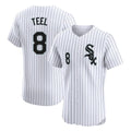 My Store C.White Sox #8 Kyle Teel Player White Stripe Limited Elite Home Stitched Jerseys