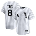 My Store C.White Sox #8 Kyle Teel Player White Stripe Limited Home Stitched Jerseys