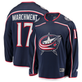 Friene CB.Jackets #17 Mason Marchment Navy Home Premier Breakaway Player Jersey