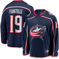 Friene CB.Jackets #19 Adam Fantilli Navy Home Premier Breakaway Player Jersey