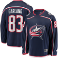 Friene CB.Jackets #83 Conor Garland Navy Home Breakaway Jersey
