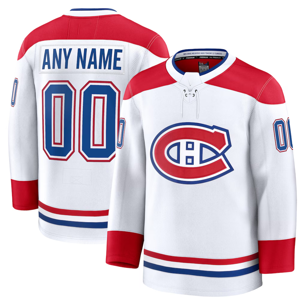 Friene Cheap M.Canadiens White Away Premium Jerseys