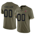 Friene Custom A.Cardinals Olive Salute To Service Limited Game Stitched Jerseys