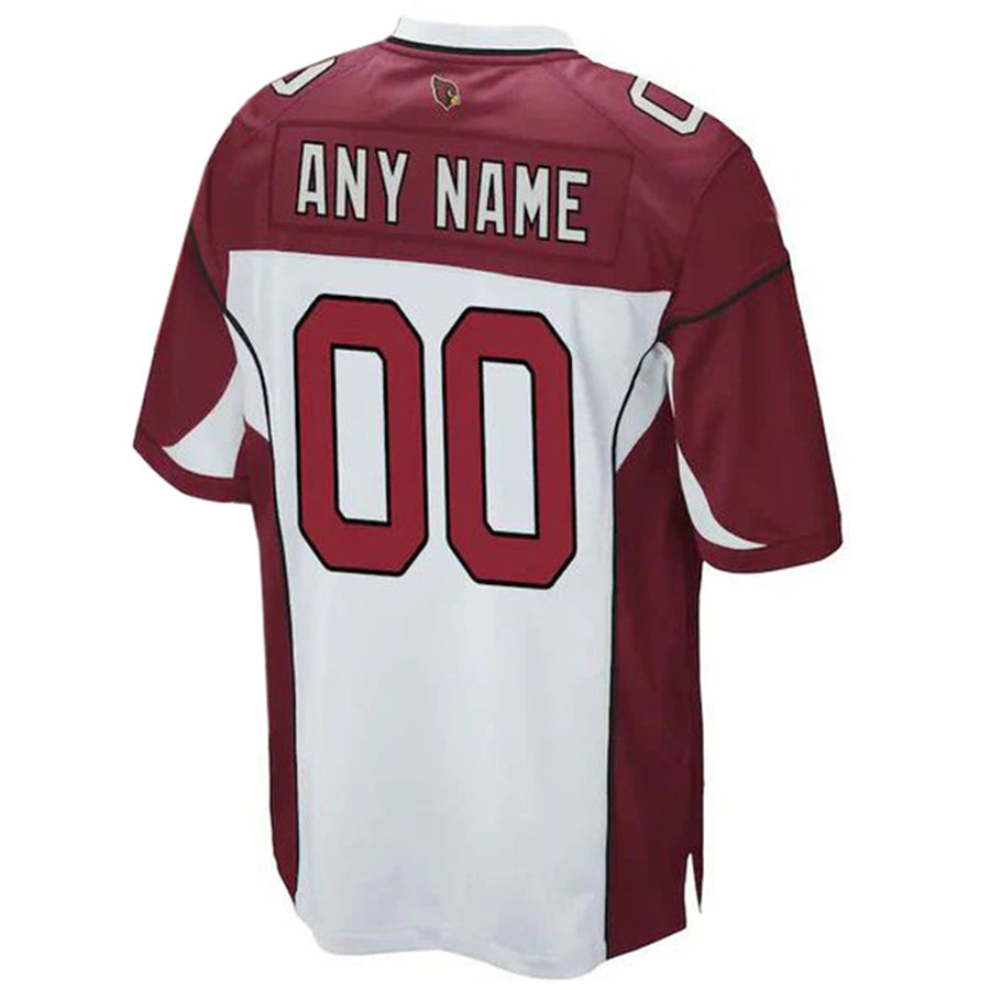 Friene Custom A.Cardinals White-Red Game Stitched Jerseys