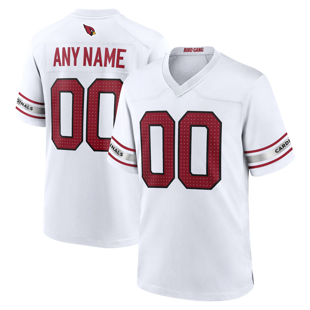 Friene Custom A.Cardinals White Game Stitched Jerseys