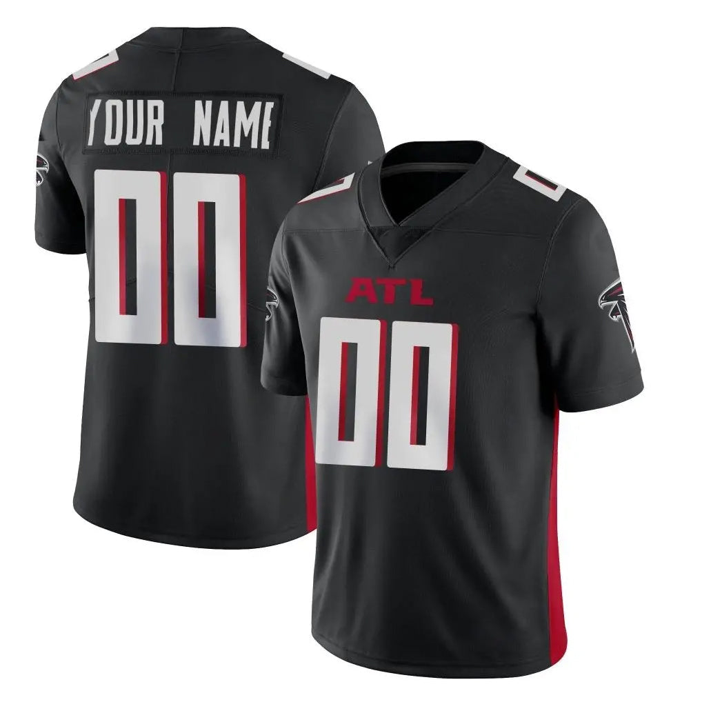 Friene Custom A.Falcons Black Limited Home Game Any Name & Numbers Stitched Jerseys