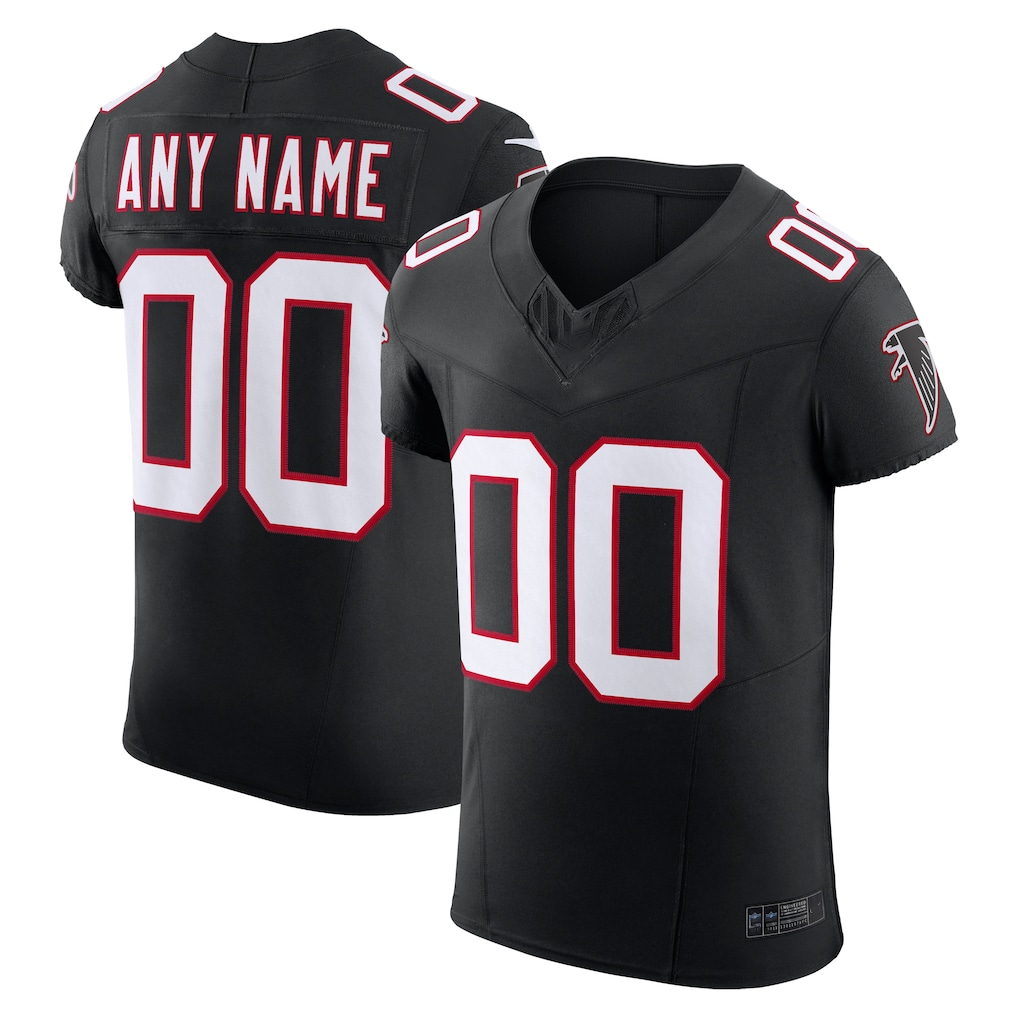 Friene Custom A.Falcons Black Vapor F.U.S.E. Elite Stitched Jerseys