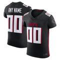 Friene Custom A.Falcons Black Vapor F.U.S.E. Elite Stitched Jerseys