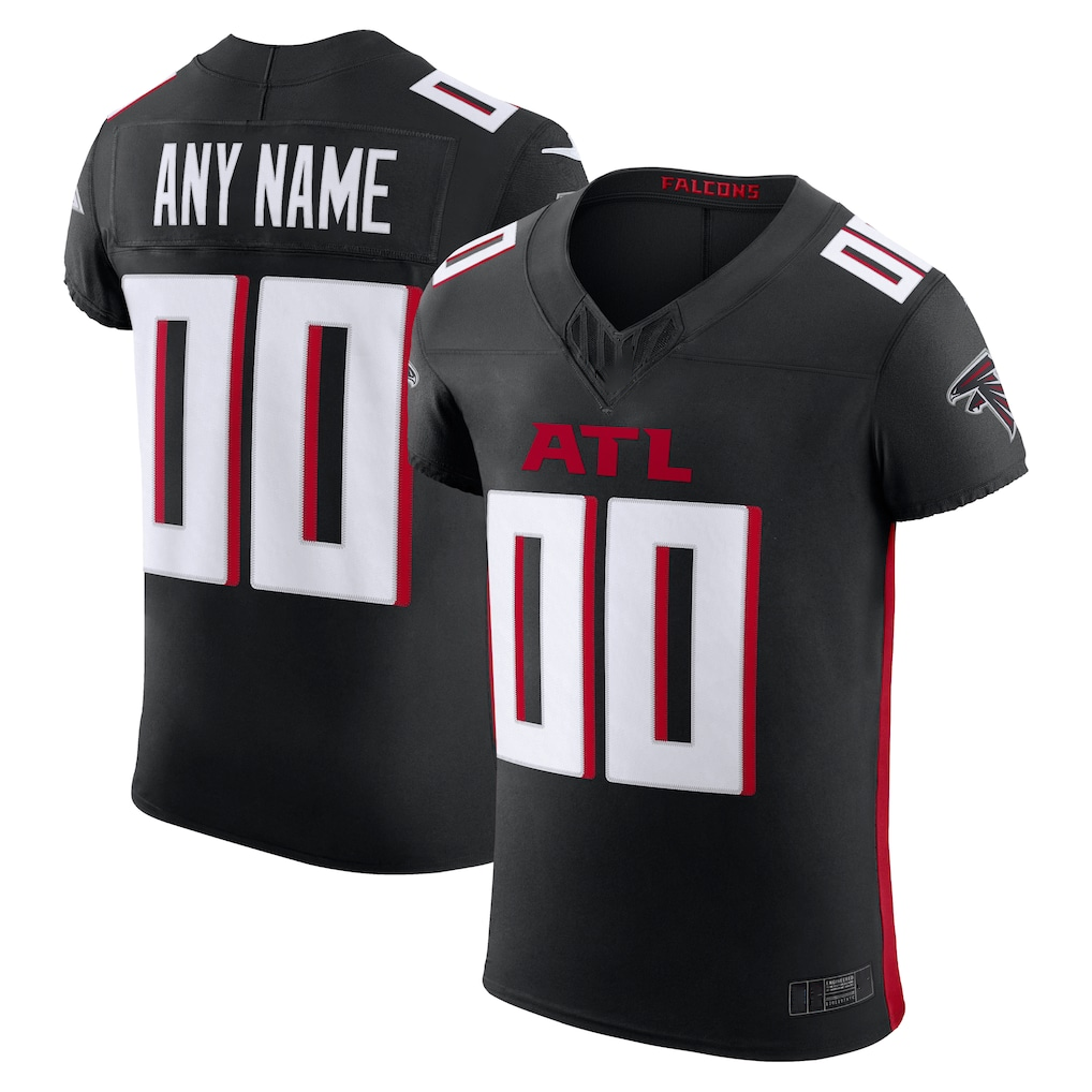 Friene Custom A.Falcons Black Vapor F.U.S.E. Elite Stitched Jerseys