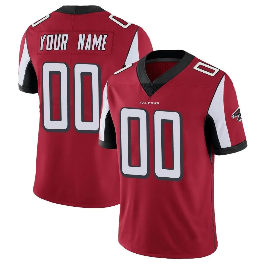 Friene Custom A.Falcons Red Color Vapor Untouchable Limited Home Game Any Name & Numbers Stitched Jerseys