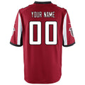 Friene Custom A.Falcons Red Game Stitched Jerseys