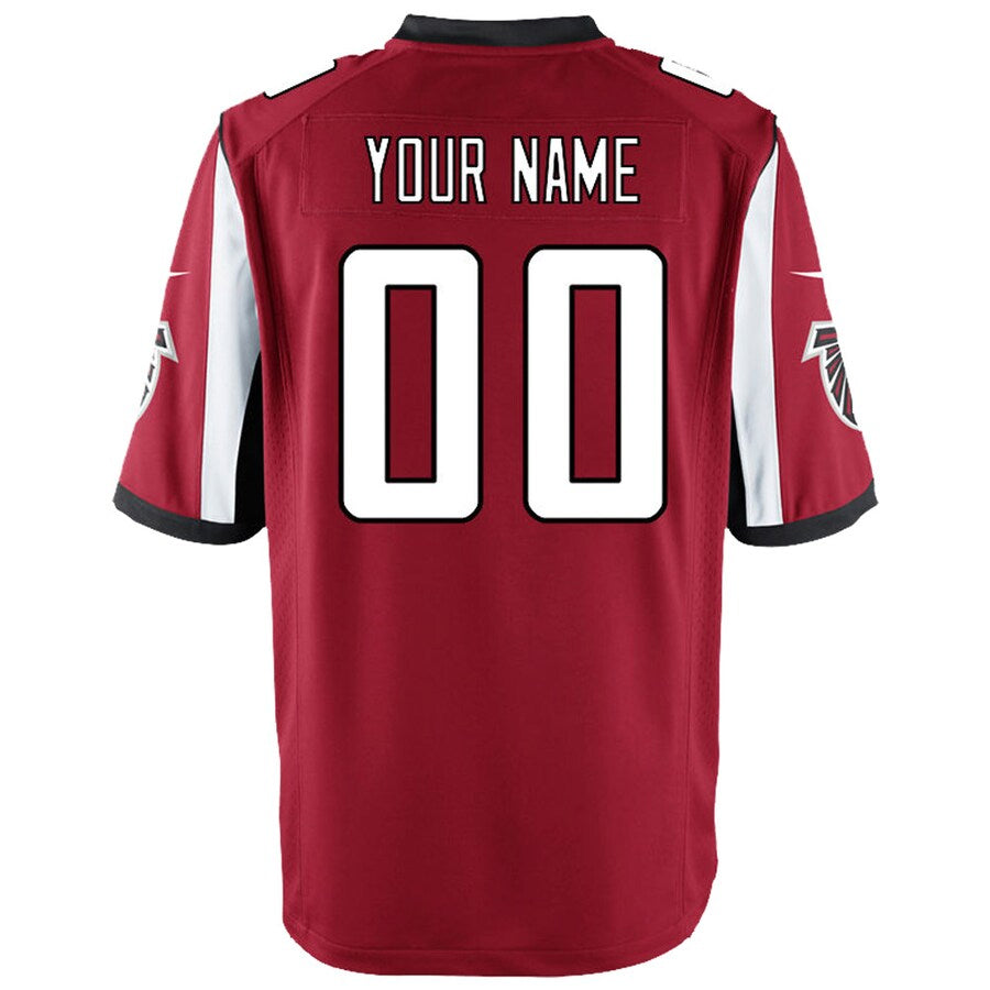 Friene Custom A.Falcons Red Game Stitched Jerseys