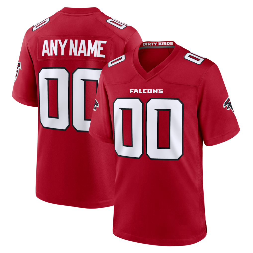 Friene Custom A.Falcons Red Game Stitched Jerseys