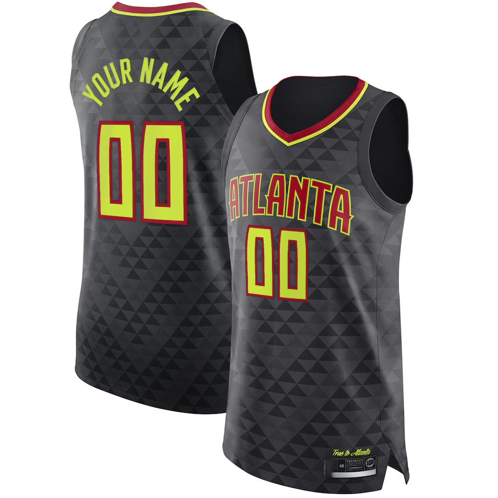 Friene Custom A.Hawks Black Authentic Jerseys - Icon Edition